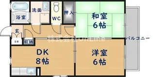 オーキッドハイツⅡ【2階】の間取り