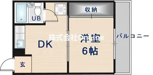 堂ヶ芝ハイツ【3階】の間取り