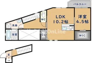 カーサイーストの間取り