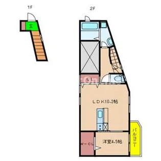 カーサイーストの間取り
