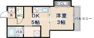 ニューライフ赤坂【3階】の間取り