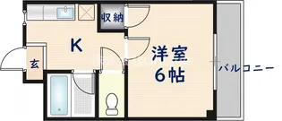 エクセル花園B棟【2階】の間取り