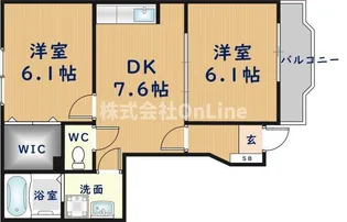 サントゥール【1階】の間取り
