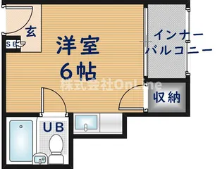 山田ビル【6階】の間取り