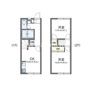 レオパレス蘭の間取り
