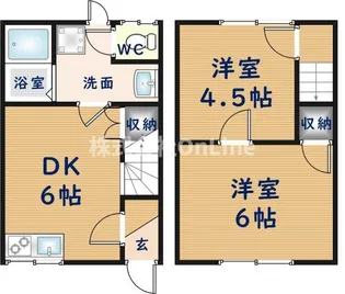 宝持住宅南棟の間取り
