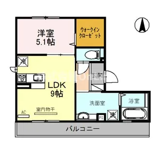 テゾーロ【1階】の間取り