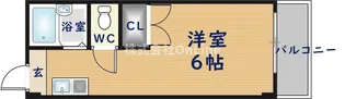 大阪府東大阪市瓜生堂2丁目【マンション】の間取り