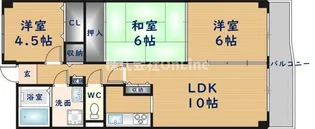 アメニティーガーデン【1階】の間取り
