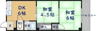柴田コーポ【4階】の間取り