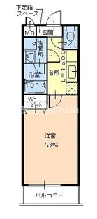 1Kの間取り画像