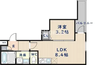 SANCTUARY TERRACE【2階】の間取り