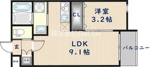 SANCTUARY TERRACE【3階】の間取り