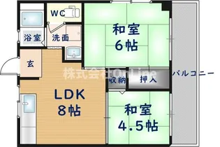高橋マンション【302号室】の間取り