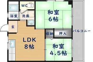 高橋マンション【303号室】の間取り