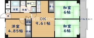 グランドメゾン浅田Ⅰ【4階】の間取り