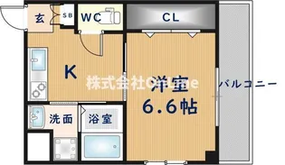 Siete桃谷【2階】の間取り