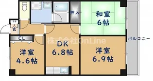 グランシャトレーDAIWA【3階】の間取り