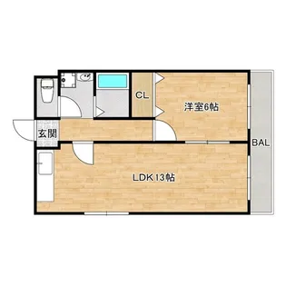 大阪府大阪市平野区加美南3丁目【マンション】の間取り