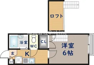 1Kの間取り画像