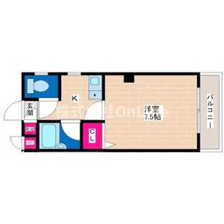メゾン加美北【305号室】の間取り