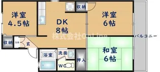 プレミールたつみ【1階】の間取り
