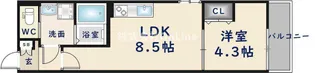 大阪府東大阪市友井4丁目【アパート】の間取り