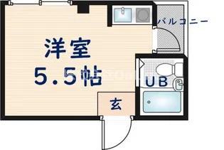 べルメゾンⅡ【2階】の間取り