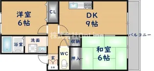 RIHITO八尾A棟【2階】の間取り