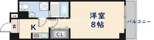 プラディオ徳庵セレニテ【3階】の間取り