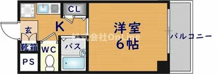ブルグリンコート布施駅前【5階】の間取り