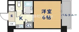 ブルグリンコート布施駅前【2階】の間取り