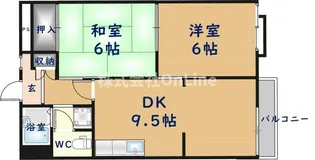 コーポラスKOEI【1階】の間取り