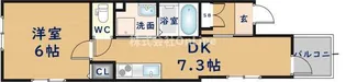 大阪府東大阪市小若江4丁目【アパート】の間取り