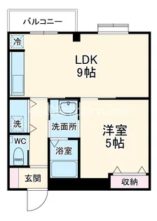 大阪府東大阪市横沼町3丁目【アパート】の間取り