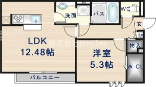 大阪府東大阪市吉田5丁目【アパート】の間取り