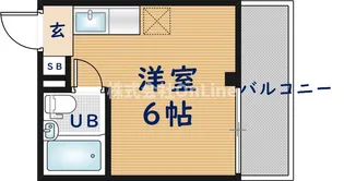 大阪府東大阪市小若江1丁目【マンション】の間取り