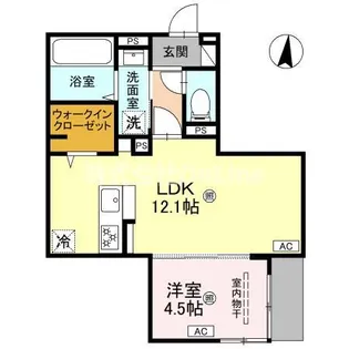 サンハイム横沼【2階】の間取り
