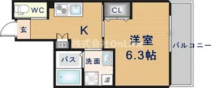 みおつくし小路【9階】の間取り