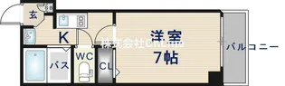 リバーライズ玉造【5階】の間取り