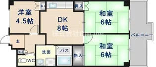 3DKの間取り画像