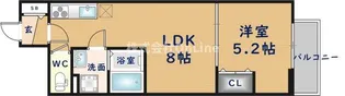 仮称)東大阪市御厨南共同住宅【2階】の間取り