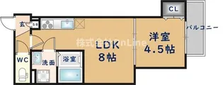 仮称)東大阪市御厨南共同住宅【1階】の間取り