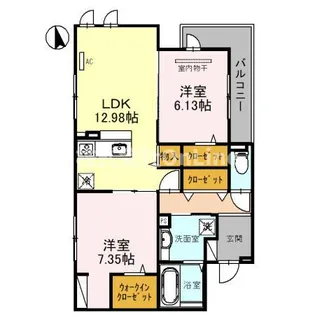 シエルクレール【3階】の間取り