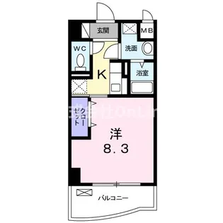 スペチアーレ桜ヶ丘【7階】の間取り