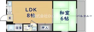 アライマンション【3階】の間取り