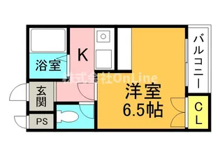 シャンブル弥刀【2階】の間取り