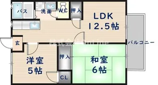今辻ハイツ【101号室】の間取り
