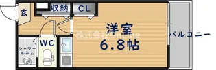 大阪府東大阪市小若江3丁目【アパート】の間取り