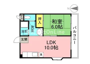 コーポ畠山【2階】の間取り